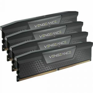 Corsair VENGEANCE 192GB (4x48GB) DDR5 DRAM 5200MHz C38 Memory Kit - Black - For Motherboard, Desktop PC - 192 GB (4 x 48GB) - DDR5-5200/PC5-41600 DDR5 SDRAM - - CMK192GX5M4B5200C38