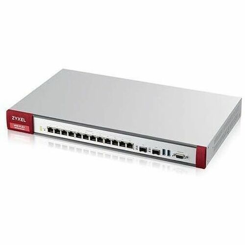ZYXEL ZyWALL USG FLEX 700 Network Security/Firewall Appliance - Intrusion Prevention - 12 Port - 10/100/1000Base-T, 1000Base-X - Gigabit Ethernet - 5.27 Gbit/s Firewall Throughput - SSL, DES, - USGFLEX700+2YG - Image 2