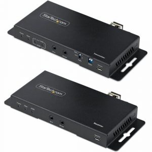StarTech.com 4K HDMI over Fiber Extender Kit, 4K 60Hz, 3300ft (1km) Single Mode/1000ft (300m) Multimode LC Fiber Optic, HDR, IR Extender - HDMI over Fiber Extender Kit; 4K - ST121HD20FXA2