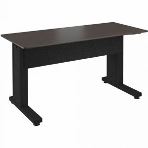 Middle Atlantic Forum Conference Table - Asian Night Rectangle Top - Black, Powder Coated, Satin Black, Charcoal Gray Base - 2 Seating Capacity - 324.96 lb Capacity x - FM-TRE-0602730-A3B