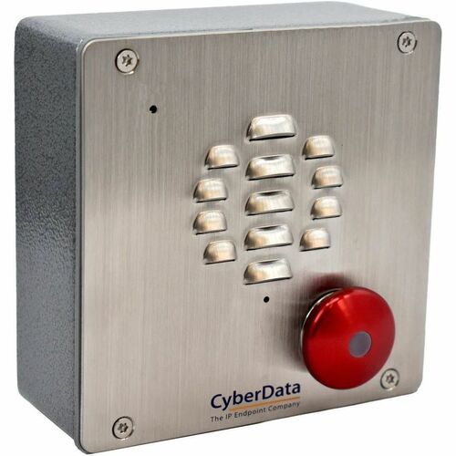 CyberData Intercom Sub Station - Cable - Wall Mount, Goose-neck Mount, Surface Mount for Residential, Session Border Controller (SBC), Door Entry, Access Control, VoIP Phone System, Medical Facility, - 11567