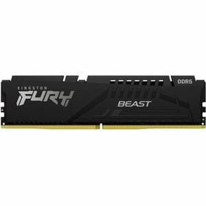 Kingston 64GB 6000MT/S DDR5 CL40 DIMM KIT OF 4 FURY BEAST BLACK XMP KF560C40BBK4-64