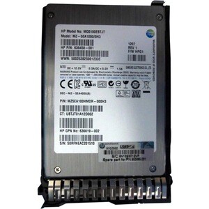 HPE - Sourcing KIT HP 100GB 3G NSATA 2.5IN MLC SSD 653965-001