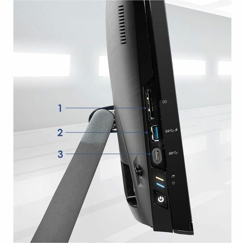 MSI Pro AP222T 13M-059US All-in-One Computer - Intel Core i3 13th Gen i3-13100 - 8 GB - 512 GB SSD - 21.5" Full HD Touchscreen - Desktop - - PAP222T13M059 - Image 4