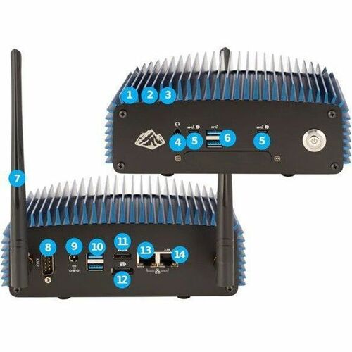 SimplyNUC Chimney Rock LLN11CRFv5 Desktop Computer - Intel Core i5 11th Gen i5-1145G7E - vPro Technology - 8 GB - 256 GB SSD - Intel Chip - Windows - 9KF-9R05-0A1 - Image 5