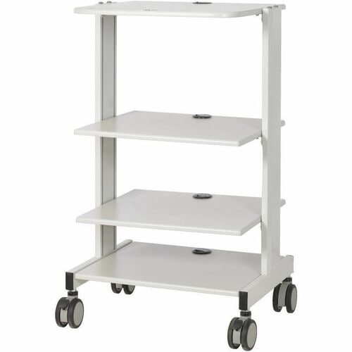 Eaton Tripp Lite Series Mobile Workstation with Adjustable Shelves, Locking Casters, TAA - 4 Shelf - 44.09 lb Capacity - 4 Casters - 4" Caster Size - Steel, - WWSSRSTAA - Image 2