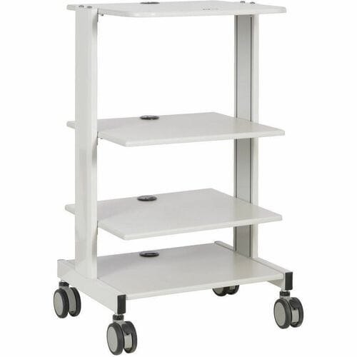 Eaton Tripp Lite Series Mobile Workstation with Adjustable Shelves, Locking Casters, TAA - 4 Shelf - 44.09 lb Capacity - 4 Casters - 4" Caster Size - Steel, - WWSSRSTAA