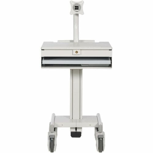 Eaton Tripp Lite Series Mobile Workstation with Monitor Arm, Casters, Locking Drawer, TAA - 15.41 lb Capacity - 4 Casters - 4" Caster Size - Wood, Steel - - WWSS1DWSTAA - Image 2