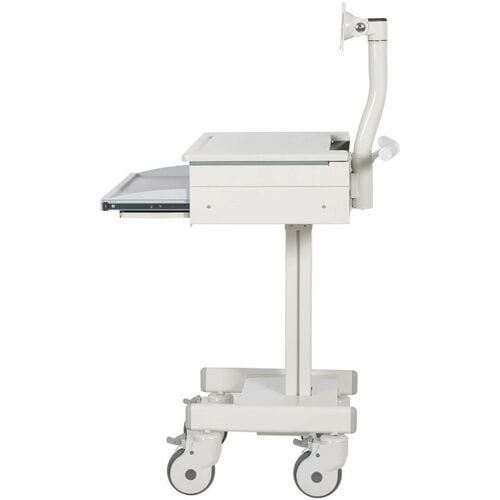 Eaton Tripp Lite Series Mobile Workstation with Monitor Arm, Casters, Locking Drawer, TAA - 15.41 lb Capacity - 4 Casters - 4" Caster Size - Wood, Steel - - WWSS1DWSTAA - Image 15