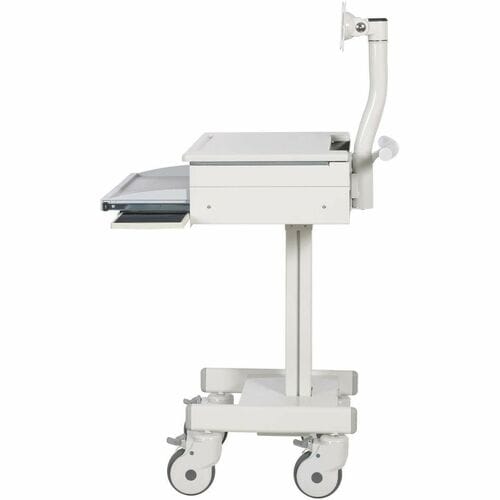 Eaton Tripp Lite Series Mobile Workstation with Monitor Arm, Casters, Locking Drawer, TAA - 15.41 lb Capacity - 4 Casters - 4" Caster Size - Wood, Steel - - WWSS1DWSTAA - Image 16