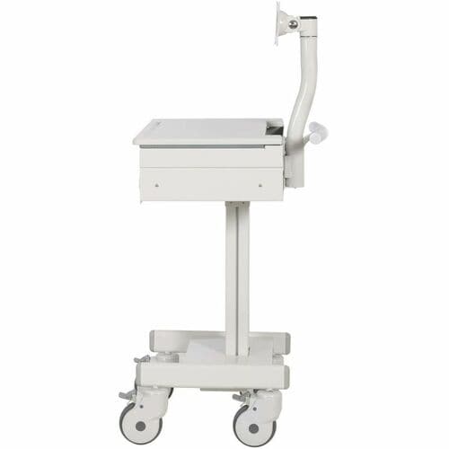 Eaton Tripp Lite Series Mobile Workstation with Monitor Arm, Casters, Locking Drawer, TAA - 15.41 lb Capacity - 4 Casters - 4" Caster Size - Wood, Steel - - WWSS1DWSTAA - Image 4
