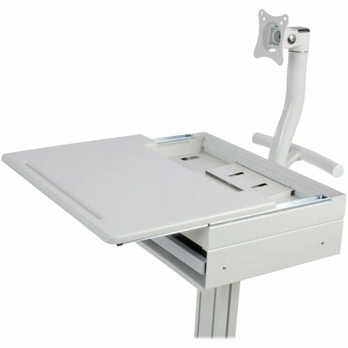 Eaton Tripp Lite Series Mobile Workstation with Monitor Arm, Casters, Locking Drawer, TAA - 15.41 lb Capacity - 4 Casters - 4" Caster Size - Wood, Steel - - WWSS1DWSTAA - Image 9