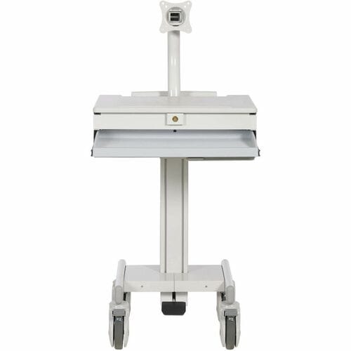 Eaton Tripp Lite Series Mobile Workstation with Monitor Arm, Casters, Locking Drawer, TAA - 15.41 lb Capacity - 4 Casters - 4" Caster Size - Wood, Steel - - WWSS1DWSTAA - Image 10
