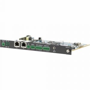Harman NMX-ATC-N4321D-C Audio-over-IP Transceiver Card with Dante and AES67 - 2 x Network (RJ-45) - Twisted Pair - Power over Ethernet (PoE) AMX-N43T001C - AMX-N43T001C