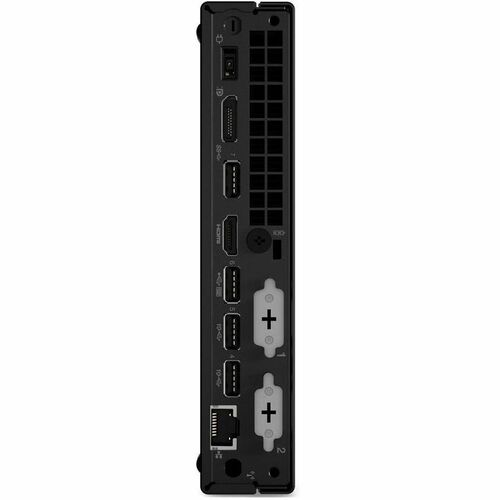 Lenovo ThinkCentre M70q Gen 3 11T300C0SS Desktop Computer - Intel Core i5 12th Gen i5-12400T - 16 GB - 256 GB SSD - Tiny - Black - Intel - 11T300C0SS - Image 2