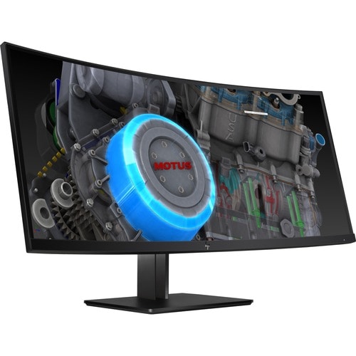 HP Z38c 38" Class UWQHD Curved Screen LED Monitor - 21:9 - Black - 37.5" Viewable - In-plane Switching (IPS) Technology - WLED Backlight - 3840 x 1600 - 690R3EC#ABA - Image 5