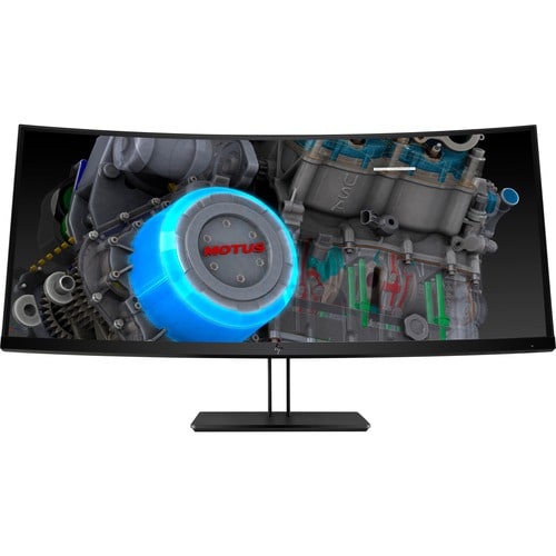 HP Z38c 38" Class UWQHD Curved Screen LED Monitor - 21:9 - Black - 37.5" Viewable - In-plane Switching (IPS) Technology - WLED Backlight - 3840 x 1600 - 690R3EC#ABA - Image 7