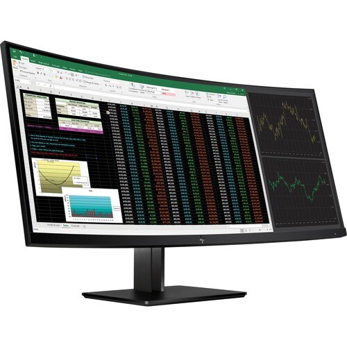HP Z38c 38" Class UWQHD Curved Screen LED Monitor - 21:9 - Black - 37.5" Viewable - In-plane Switching (IPS) Technology - WLED Backlight - 3840 x 1600 - 690R3EC#ABA - Image 9