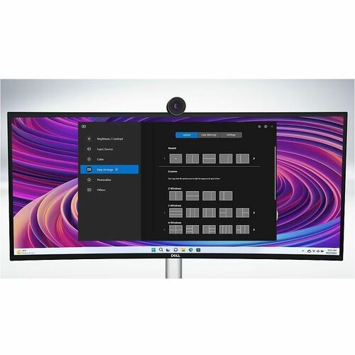 Dell UltraSharp U3824DW 38" Class WQHD+ Curved Screen LED Monitor - 21:9 - Black, Silver - 37.5" Viewable - In-plane Switching (IPS) Black Technology - Edge WLED Backlight - DELL-U3824DW - Image 7