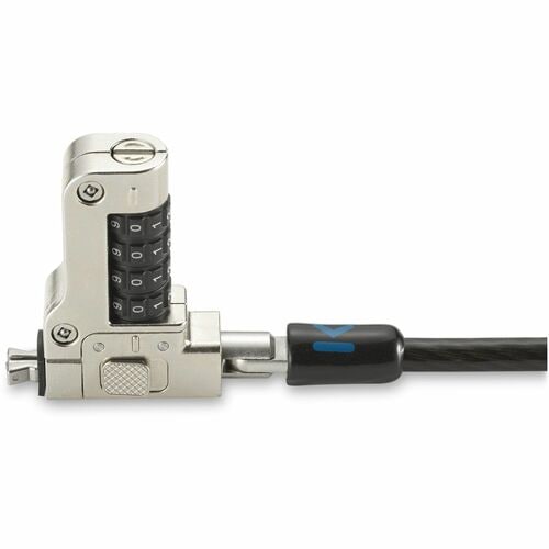 Kensington Slim N17 2.0 Serialized Combination Laptop Lock for Wedge-Shaped Slots, 25-pack - 5.91 ft Cable - Preset - 4-wheel - Combination Lock - Silver - Carbon Steel, - K65098WW - Image 9