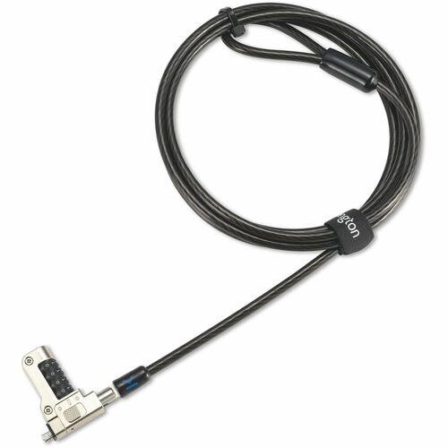 Kensington Slim N17 2.0 Serialized Combination Laptop Lock for Wedge-Shaped Slots, 25-pack - 5.91 ft Cable - Preset - 4-wheel - Combination Lock - Silver - Carbon Steel, - K65098WW