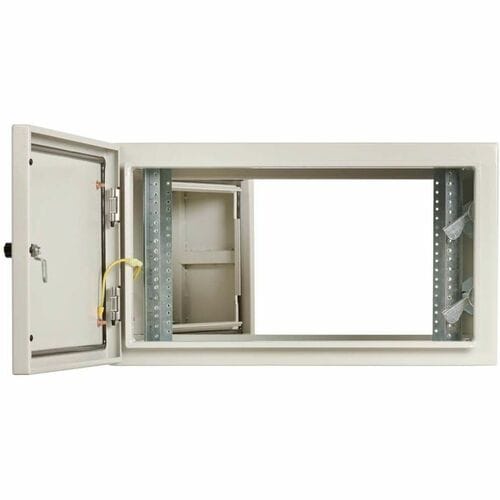 Eaton Tripp Lite Series SmartRack Industrial Enclosure with Lock - NEMA 4, Wall Mount, Metal Construction, Hinged Back, 28 in. Depth, 6U, Gray - For DVR, PDU, Patch - SRN4G6US - Image 7