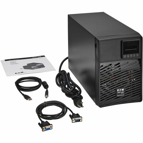 Eaton Tripp Lite Series SmartOnline 120V 700VA 630W Double-Conversion UPS, 6 Outlets, Network Card Option, LCD, USB, DB9, Tower - AVR - 5.90 Minute Stand-by - 120 V - SU700XLCD - Image 6