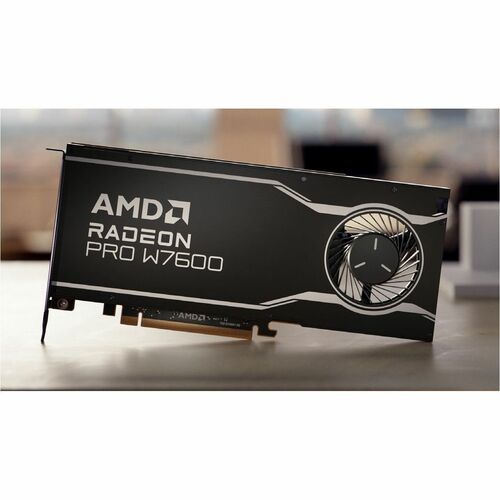 AMD Radeon Pro W7600 Graphic Card - 8 GB GDDR6 - Full-height - 7680 x 4320 - 128 bit Bus Width - PCI Express 4.0 x8 - DisplayPort - 100-300000077 - Image 5