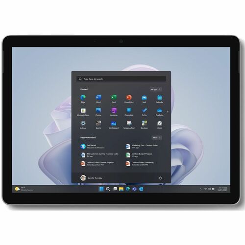 Microsoft Surface Go 4 Tablet - 10.5" Full HD - 8 GB - 64 GB Storage - Platinum - Quad-core (4 Core) N200 - microSDXC Supported - 1920 - XGT-00001 - Image 2