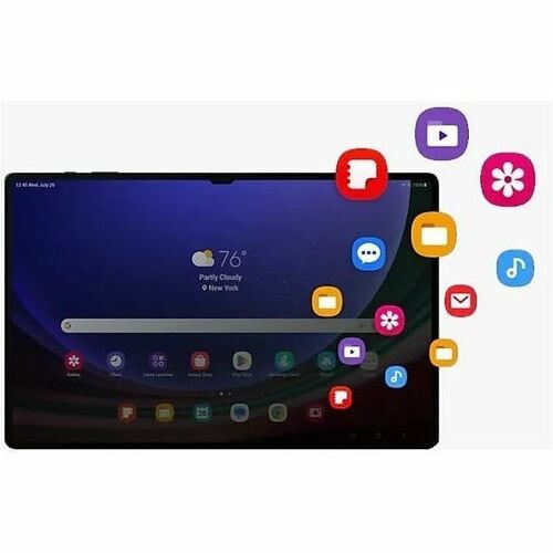 Samsung Galaxy Tab S9 FE+ Tablet - 12.4" WQXGA - Samsung Exynos 1380 (5 nm) Octa-core - 12 GB - 256 GB Storage - Gray - Cortex A78 - SM-X610NZAEXAR - Image 13
