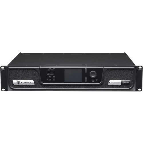 Crown CDi DriveCore 2|1200 Amplifier - 2400 W RMS - 2 Channel - 0.4% THD - 20 Hz to 20 kHz - 650 W - Ethernet NCDI2X12-U-UK
