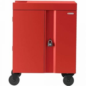 Bretford CUBE Cart Max Mobile Charging Computer Cart - 2 Shelf - 4 Casters - 5" Caster Size - Steel - 29.70" Width x 26.30" Depth x 40.10" - TVCMX30PAC-MUS
