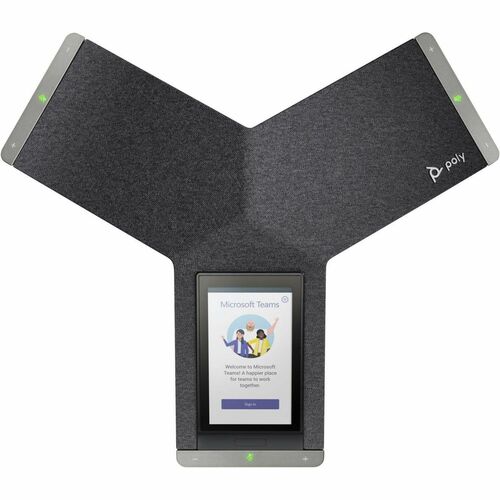 Poly Trio C60 IP Conference Phone for Microsoft Teams and PoE-enabled No Radio GSA/TAA - 3 x Total Line - VoIP - 5" LCD - IEEE 802.11a/b/g/n - - 84C21AA#ABA - Image 2