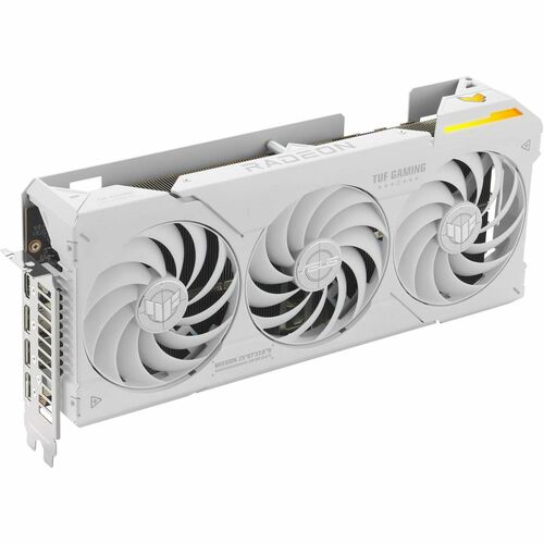 TUF AMD Radeon RX 7800 XT Graphic Card - 16 GB GDDR6 - 7680 x 4320 - 2.25 GHz Game Clock - 2.57 GHz Boost Clock - 256 - TUF-RX7800XT-O16G-WHITE-GAMING - Image 5