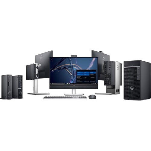 Dell OptiPlex 7000 7010 Micro Plus Micro Tower Thin Client Core i3 (13th Gen) i3-13100T Quad-core (4 Core) 2.50 GHz - Black - Intel Q670 Chip - 8 - 15NMK - Image 6