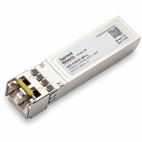 Ortronics Calix SFP+ Module - For Optical Network, Data Networking - 1 x LC Duplex 10GBase-CWDM Network - Optical Fiber - Single-mode - 10 Gigabit Ethernet - 10GBase-CWDM - 100-03931-80-OP
