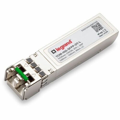 Ortronics Infinera SFP+ Module - For Optical Network, Data Networking - 1 x LC Duplex 10GBase-DWDM Network - Optical Fiber - Single-mode - 10 Gigabit Ethernet - 10GBase-DWDM - TOM-10G-SFPP-DT-A