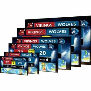 Planar 10FT X 6FT 3.9 MM PIXEL PITCH PLANAR INDOOR COMPLETE SCOREBOARD 998-3570-00