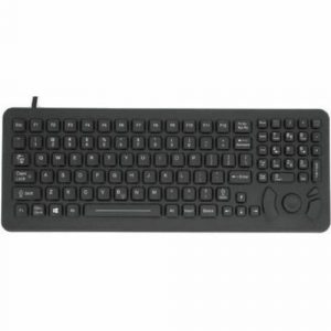 Honeywell Keyboard - Cable Connectivity - DB9 Interface - 101 Key(s) - Rugged - Tablet, Vehicle Mount Computer - Black 340-053-003-DB9P - 340-053-003-DB9P