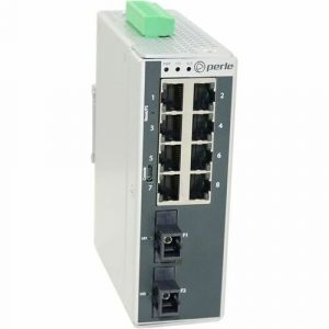 Perle IDS-710-C2MS05D Ethernet Switch - 8.0 Ports - Manageable - Gigabit Ethernet - 10/100/1000Base-T, 1000Base-BX - 3 Layer Supported - Modular - 2 SFP Slots - 8 W - 7017520
