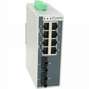 Perle IDS-710-T2MD05-XT Ethernet Switch - 8.0 Ports - Manageable - Gigabit Ethernet - 10/100/1000Base-T, 1000Base-SX - 3 Layer Supported - 2 SFP Slots - 8 W Power Consumption - 7017560