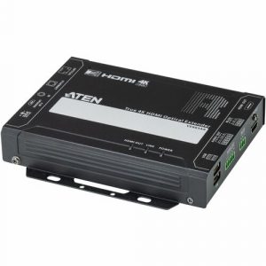 ATEN 1VE883AR True 4K HDMI Optical Receiver - 1 Output Device - 984.25 ft Range - 1 x Network (RJ-45) - 3 x USB - 1 x HDMI - VE883ARK1