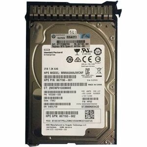 HPE - Sourcing HP 2TB 12G SAS 7.2K SFF SC HDD 867204-001