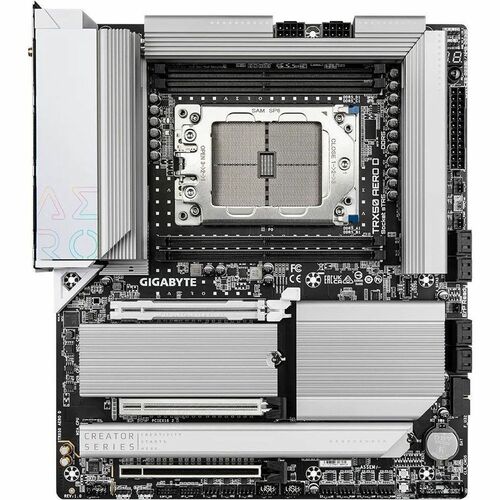 Gigabyte Ultra Durable TRX50 AERO D Desktop Motherboard - AMD TRX50 Chipset - Socket sTR5 - Extended ATX - Ryzen Threadripper PRO Processor Supported - 1 - TRX50 AERO D - Image 6