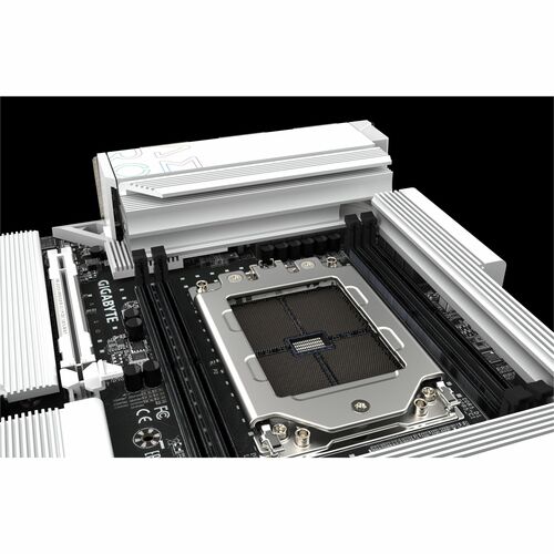 Gigabyte Ultra Durable TRX50 AERO D Desktop Motherboard - AMD TRX50 Chipset - Socket sTR5 - Extended ATX - Ryzen Threadripper PRO Processor Supported - 1 - TRX50 AERO D