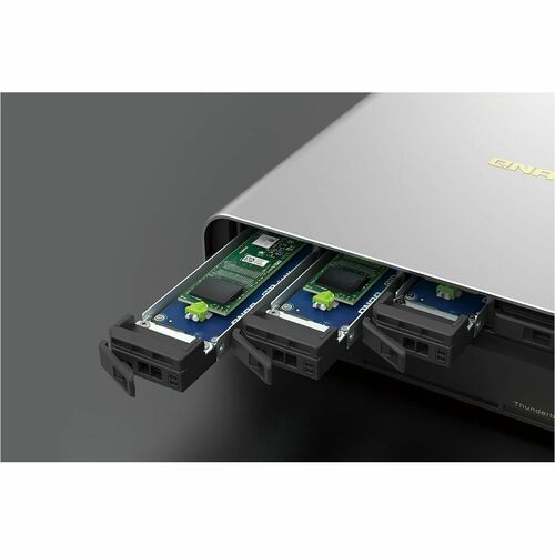 QNAP TBS-H574TX-I3-12G-US SAN/NAS Storage System - Intel Core i3-1320PE Octa-core (8 Core) - 5 x SSD Supported - 0 x SSD Installed - 12 GB RAM DDR4 SDRAM - TBS-H574TX-I3-12G-US - Image 4