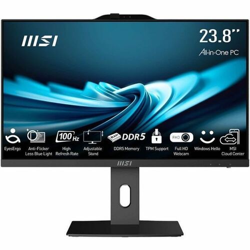 MSI PRO AP242P-642US 24" display All-in-One PC- Intel Core i5 - 16 GB - 1 TB SSD - WIN 11 PRO - Intel Chip - Windows 11 Pro - PAP242P14M642