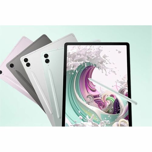 Samsung Galaxy Tab S9 FE+ Tablet - 12.4" WQXGA - Samsung Exynos 1380 (5 nm) Octa-core - 8 GB - 128 GB Storage - Silver - Cortex A78 - SM-X610NZSAXAR - Image 6