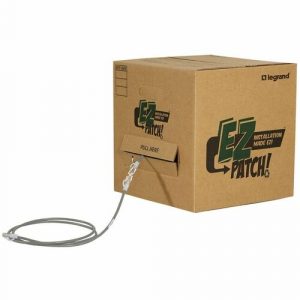 Ortronics EZ Patch Box, CAT6 9ft, Gray, Qty 40 - 9 ft Category 6 Network Cable for Network Device - First End: 1 x RJ-45 Network - Male - EZC609Q40-08