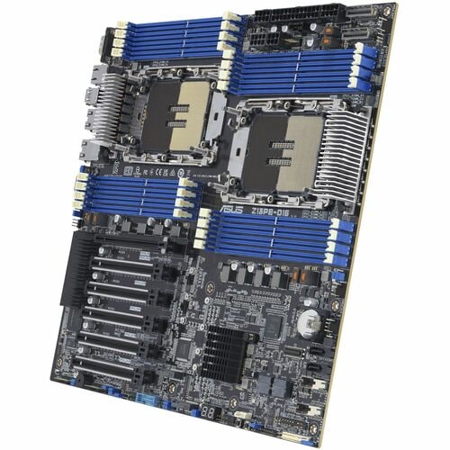 Asus Z13PE-D16 Server Motherboard - Intel C741 Chipset - Socket LGA-4677 - Extended ATX - Xeon Processor Supported - 4 TB DDR5 SDRAM Maximum RAM - DIMM, RDIMM - Z13PE-D16 - Image 2